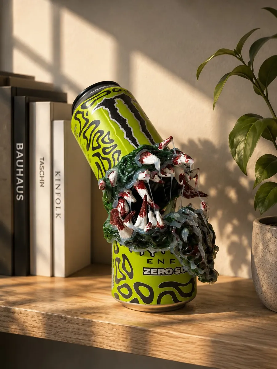 Neon-Monster-burk — bild 1 av 5